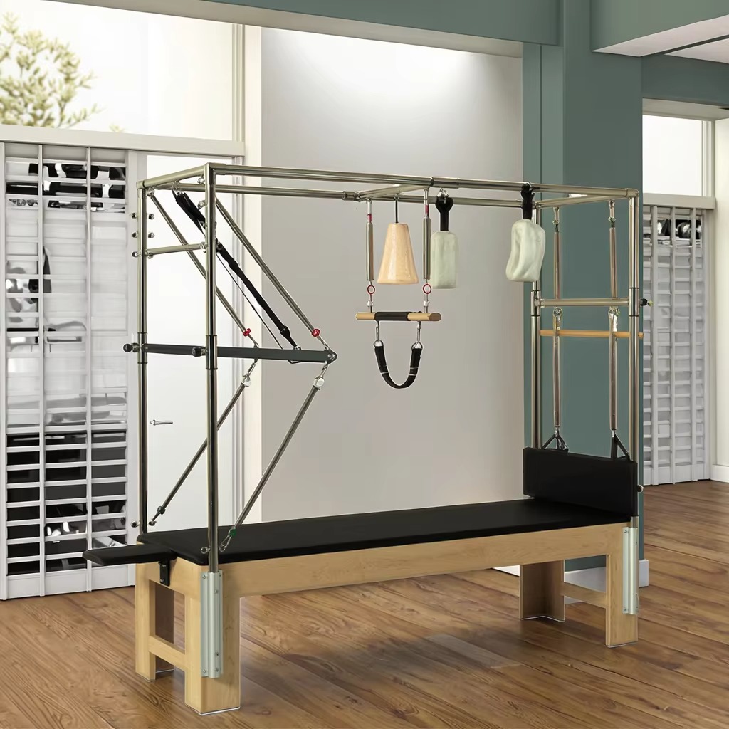 Fitness Yoga Pilates - プロフェッショナルな商業用ヨガトレーニングエクササイズホームフィットネスオークピラティスリフォーマー機器