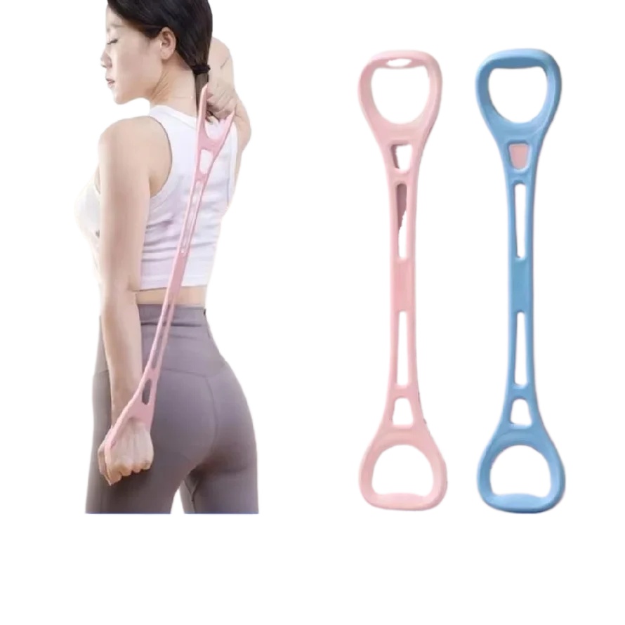 Figure 8 Resistance Band - 胸部エクササイズ用、8の字型のレジスタンスバンド。腕、背中、肩の筋肉トレーニング、ヨガ、ピラティス、自宅でのフィットネス、エクササイズに。