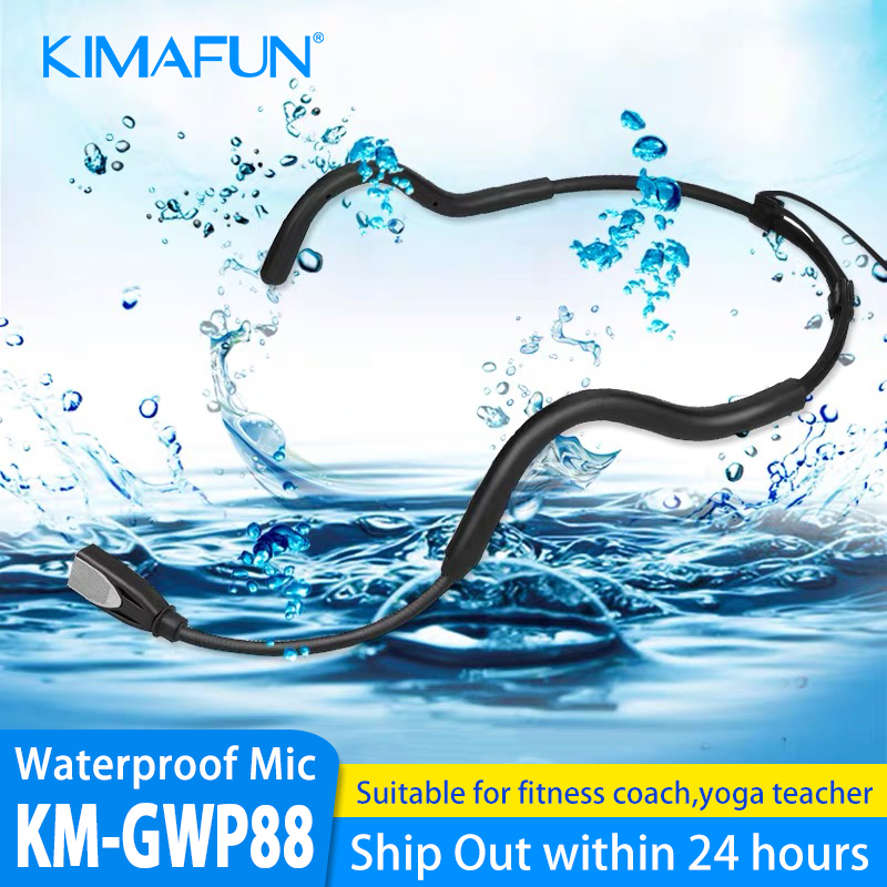 Yoga Fitness Teacher - KIMAFUN 2.4G ワイヤレスヘッドセットマイク防水防汗マイクフィットネスコーチヨガダンス教師学校教室スピーカー用