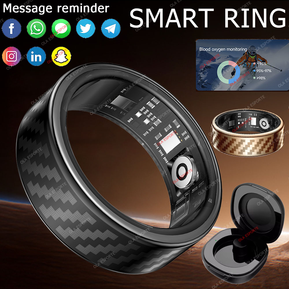 Gymnastics Rings - 最新スマートリング 通話メッセージ通知 ハンドジェスチャー操作 健康管理 IP68 5ATM防水リング