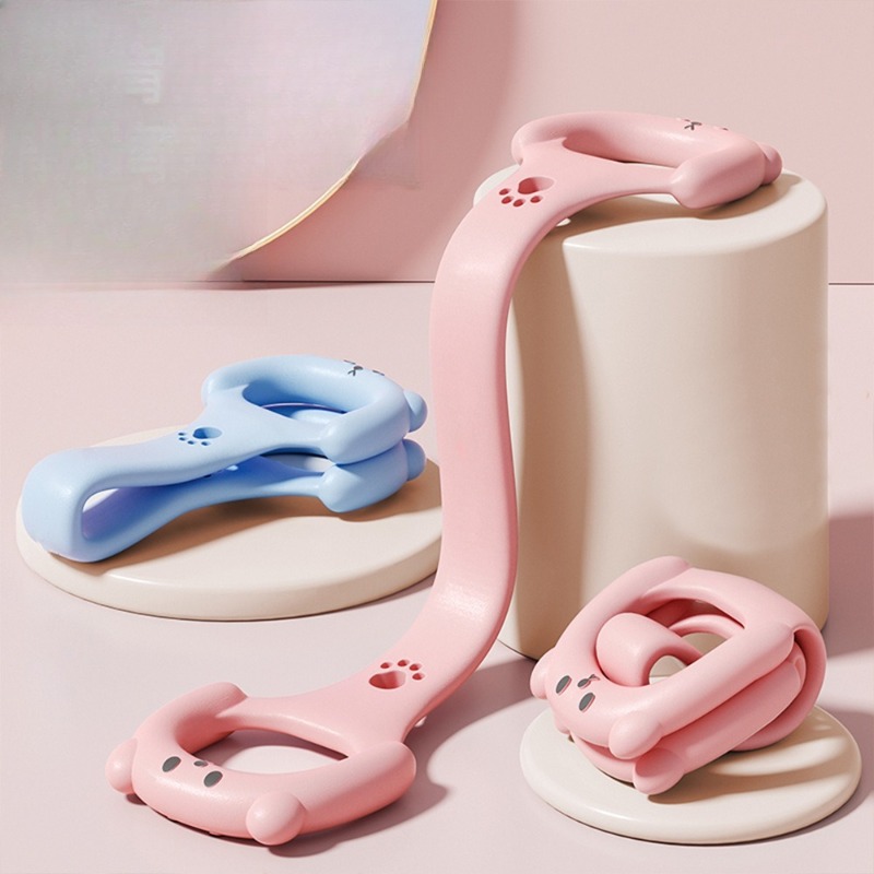 Figure 8 Resistance Band - 女性用フィットネスレジスタンスバンド 厚手のフィギュア8型弾性ロープ 背中・肩・ヨガストレッチ用