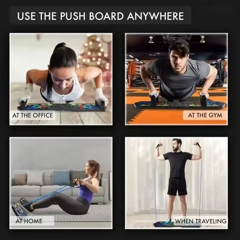 折りたたみ式プッシュアップボード、プッシュアップバー、多機能 - Push Up Board のレビューと価格