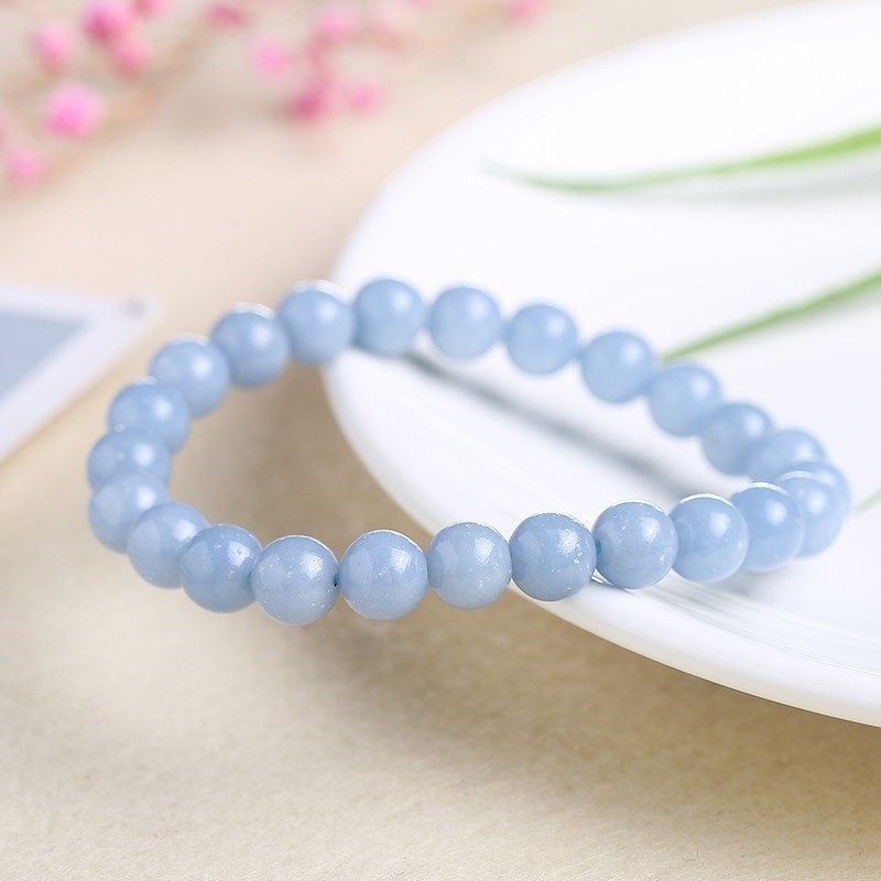 Jand-女性のためのブルーのエンジェルブレスレット,天然石 - Yoga Fitness Tracker のレビューと価格