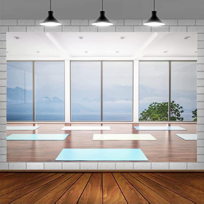 フィットネスヨガ写真撮影用背景幕ジム装飾写真背景ヨガエクササ - Yoga Fitness Photos のレビューと価格