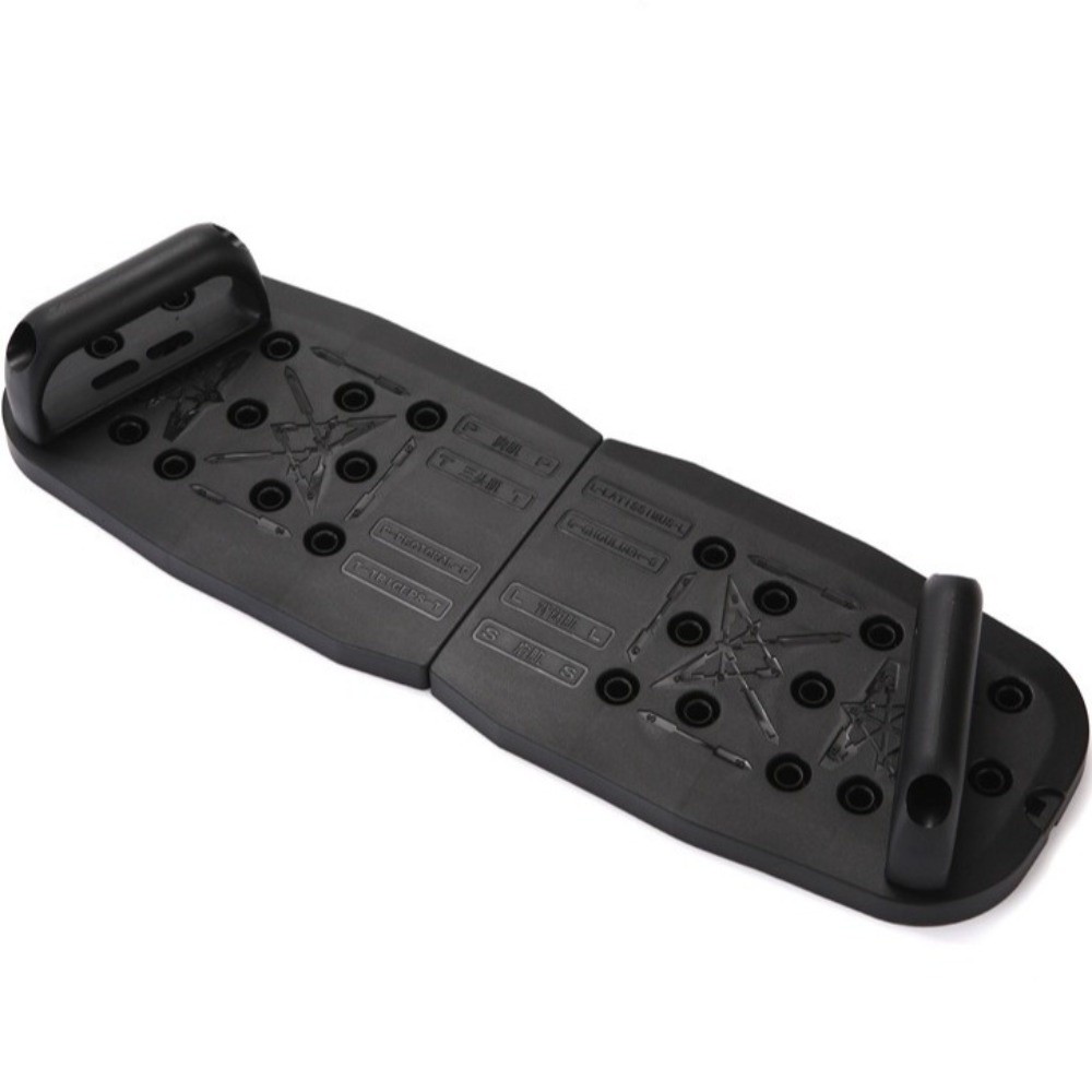滑り止め付き折りたたみ式プッシュアップボード ハンドル付き  - Push Up Board のレビューと価格