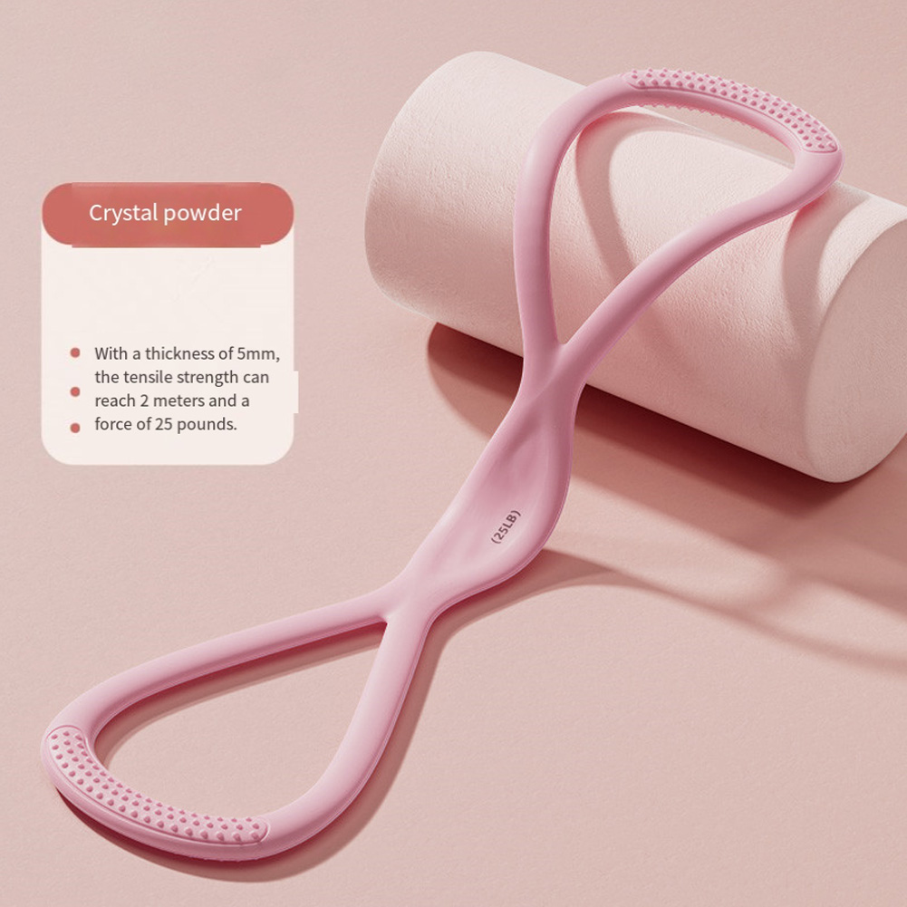 姿勢矯正と筋力トレーニングに最適な、8の字型の抵抗バンドと、 - Figure 8 Resistance Band のレビューと価格