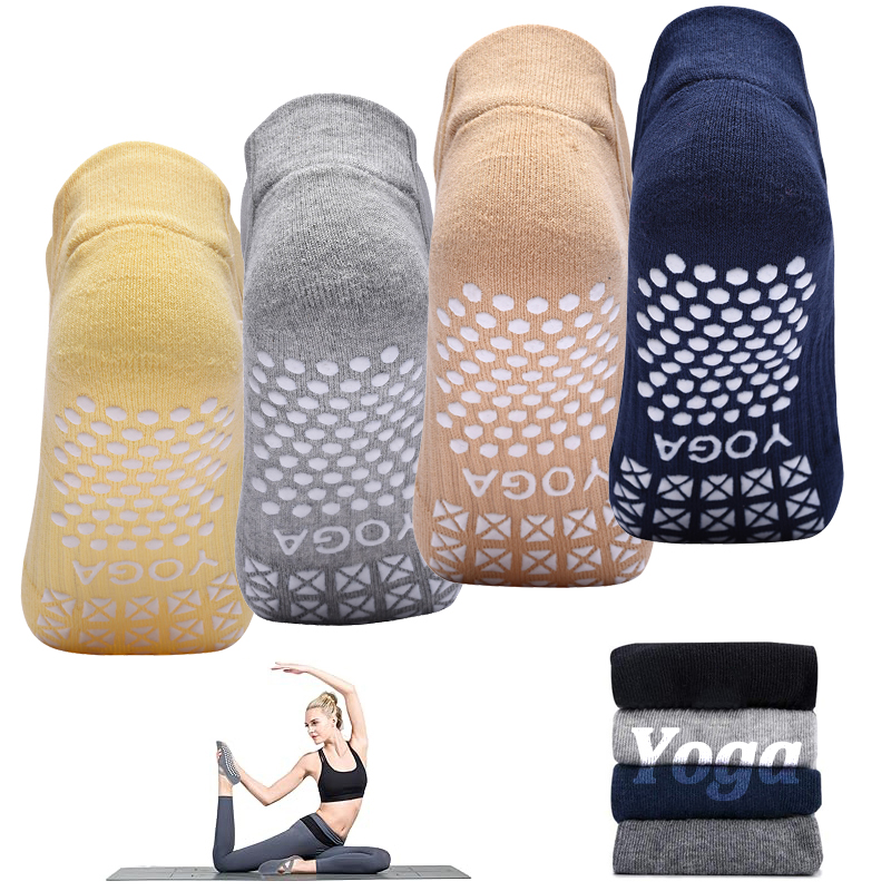 女性ノンスリップヨガソックスシリコーン屋内綿包帯バックレスピ - Fitness Yoga Pilates のレビューと価格