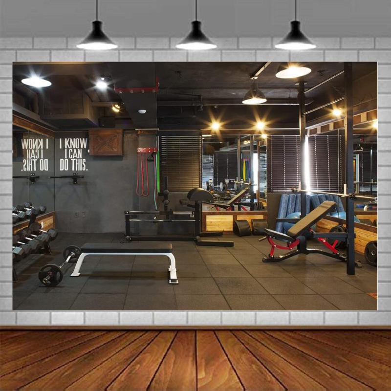 ジム写真撮影用背景幕フィットネスパーティーデコレーション写真 - Yoga Fitness Photos のレビューと価格