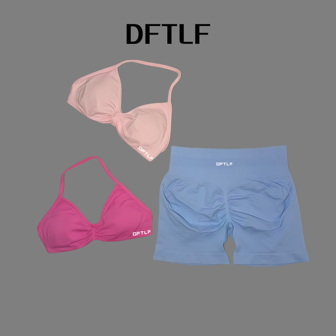 2ピース DFTLF インパクトジムセット 女性用ヨガスポー - Fitness Yoga Pilates のレビューと価格