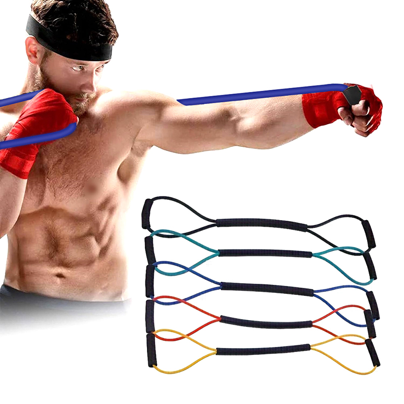 新しい8字型テンションロープゴム製レジスタンスバンド、ハンド - Figure 8 Resistance Band のレビューと価格